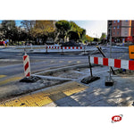 Load image into Gallery viewer, Recycled rubber weighting bases | Road barriers | Separators | CONSTRUCTION SITES | Diversions and protections | Work areas | BA