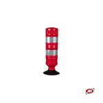 Carica l'immagine nel visualizzatore Galleria, Paletti dissuasori con BASE SNODATA inclusa | Separatori di corsia | Corsie riservate e ciclopedonale | Incanalamenti stradali | Deviazioni | DH-FB-2