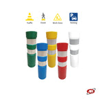 Carica l'immagine nel visualizzatore Galleria, Paletti dissuasori con BASE FISSA | Separatori di corsia | Corsie riservate e ciclopedonale | Incanalamenti stradali | Deviazioni | DH-FB-75N