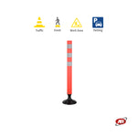 Carica l'immagine nel visualizzatore Galleria, Paletti dissuasori con BASE SNODATA | Separatori di corsia | Corsie riservate e ciclopedonale | Incanalamenti stradali | Deviazioni | DH-TS-1P