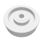 Carica il modello 3D nel visualizzatore Galleria, Ruote in GHISA e rivestimento in POLIURETANO | CARICHI ELEVATI | Diametro da 100 a 250 mm | Cuscinetti a sfera