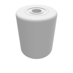 Carica il modello 3D nel visualizzatore Galleria, Rulli per TRANSPALLET con rivestimento in POLIURETANO | CARICHI ELEVATI | Diametro da 75 a 80 mm | Cuscinetti a sfera