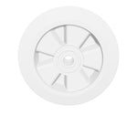 Carica il modello 3D nel visualizzatore Galleria, Ruote in gomma elastica | NERA | NUCLEO IN ALLUMINIO | CARICHI ELEVATI | SUPPORTO | PIASTRA