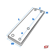 Tamponi in GOMMA PIENA per SMONTAGOMME | Lato STALLONATORE | Compatibile con BUTLER | SIRIO | SG23