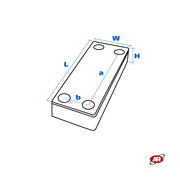 Tamponi in GOMMA PIENA per SMONTAGOMME | Lato STALLONATORE | Compatibile con RAVAGLIOLI | SIRIO | SPACE | SG28