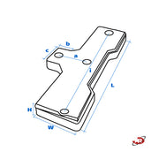 Tamponi in GOMMA PIENA per SMONTAGOMME | Lato STALLONATORE | Compatibile con SICE | WERTHER | RP TOOL | CEMB | CORMACH | SG17