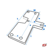 Tamponi in GOMMA PIENA per SMONTAGOMME | Lato STALLONATORE | Compatibile con RAVAGLIOLI | SPACE | BUTLER | SIRIO | SG21