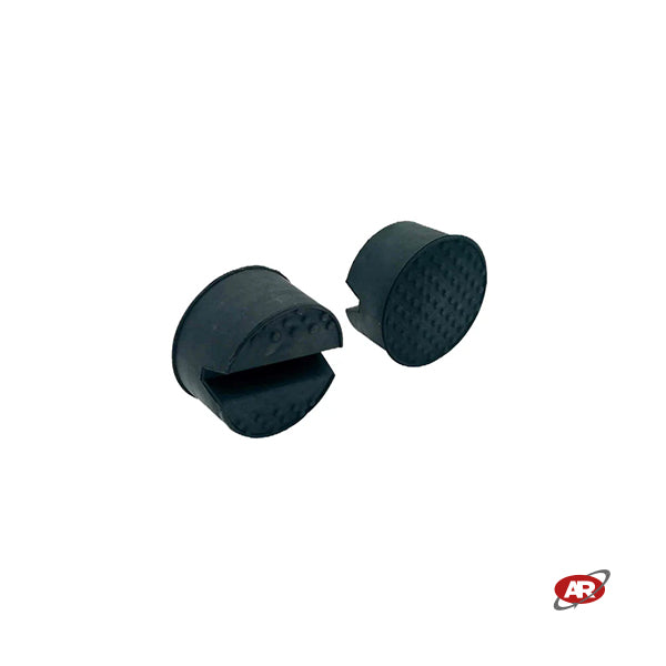 Tamponi in gomma per CRIC a carrello | PIASTRA PIATTA (Ø >66 mm) | UNIVERSALI | PAD di sostegno per veicoli | Strumento di sollevamento | Antiscivolo | J65V-F
