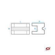 Support Pad for Jack Stands | Marketplace | Amazon and eBay | MAINTENANCE TROLLEY | Vehicle Support Pad | Lifting Tool | Anti-Slip | J90X53V1x1