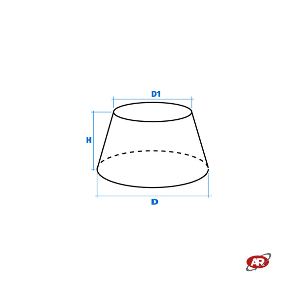 Coussin de support en caoutchouc pour élévateurs à ciseaux | POUR VÉHICULES ÉLECTRIQUES ET HYBRIDES | Point de levage ROND | T060E
