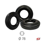 Load image into Gallery viewer, ELECTRO-CONDUCTIVE Rubber Rings | Black | Dissipation of electrostatic charges | Diameter 78 mm | 78/30-50 | ELE078 
