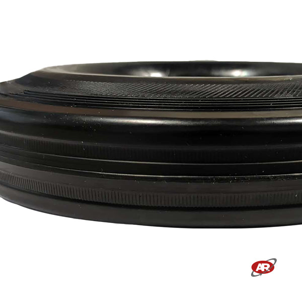 RW2 BICOMPONENT rubber rings | Black | Wear resistance and better grip on the ground | Diameter 140 mm | 140/37.5-70 | BICO140