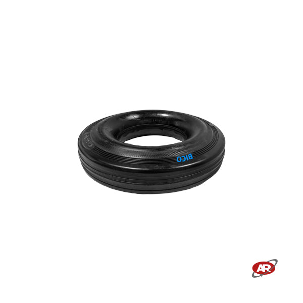 RW2 BICOMPONENT rubber rings | Black | Wear resistance and better grip on the ground | Diameter 140 mm | 140/37.5-70 | BICO140
