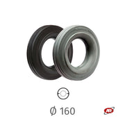 Tread | Rubber Ring | STANDARD | Black or Gray | Diameter 160 | 40-80 mm | Industrial Wheel Components