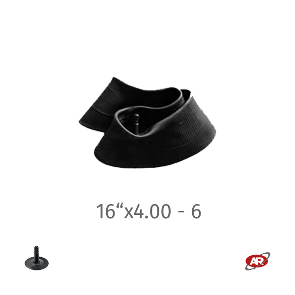 Replacement Inner Tube | 16"x4.00-6 | TR13 or TR87 Valves | Tube
