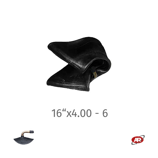 Replacement Inner Tube | 16"x4.00-6 | TR13 or TR87 Valves | Tube