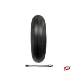 Charger l&#39;image dans la visionneuse de galerie, Roue increvable POUR BROUETTES avec noyau en TÔLE | Bande de roulement A | 16“x4.00-8 | 400 x 100 | Axe M12X210 | FFP3003-2
