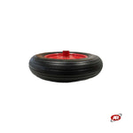 Charger l&#39;image dans la visionneuse de galerie, Roue increvable POUR BROUETTES avec noyau en TÔLE | 14&quot;x3.50-8 | 360x85 | Alésage de roulement de 12 mm | Bande de roulement A | Axe M12X170 ou M12X210
