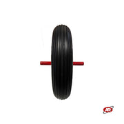 Ruota antiforatura PER CARRIOLE in nucleo in LAMIERA | Battistrada A | 14“x3.50-8 | 360 x 85 | Asse fisso 20X240 | FFP2603S-20X240