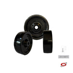 Carica l&#39;immagine nel visualizzatore Galleria, Ruota con struttura MONOLITICA in RESINA FENOLICA TERMOINDURENTE | Per ALTE temperature -20/+280 °C | Diametro 80 e 100 mm | Foro a boccola
