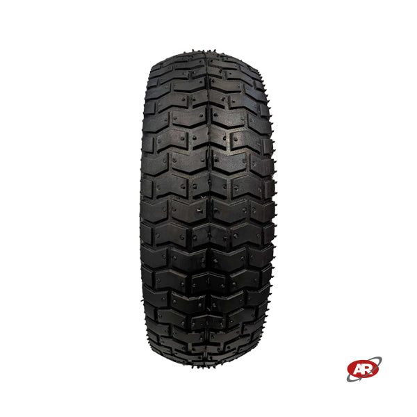 Pneumatic wheel for garden with core in SHEET METAL | Tread GR | 16“x6.50-8 | 405 x 125 | Ball bearing hole 25 mm | PR3008-2B