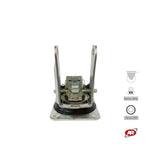 Load image into Gallery viewer, Heavy duty castors | Industrial-grade SWIVEL plate with BRAKE | 3.5/4 mm thick galvanized steel | For wheels up to Ø 250 mm, swivel castor and brake | Load capacity up to 800 kg
