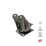 Load image into Gallery viewer, Heavy duty castors | Industrial-grade SWIVEL plate with BRAKE | 3.5/4 mm thick galvanized steel | For wheels up to Ø 250 mm, swivel castor and brake | Load capacity up to 800 kg
