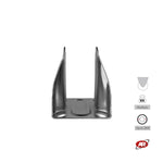 Load image into Gallery viewer, Stainless steel plate supports | FIXED | SWIVEL | SWIVEL with BRAKE | Industrial applications | Load capacity up to 350 kg | For wheels up to Ø 200
