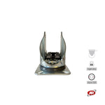 Load image into Gallery viewer, LIGHT duty castors with plate | FIXED | SWIVEL | SWIVEL with BRAKE | Galvanized steel | For industrial wheels up to Ø 125 | Load capacity up to 180 kg
