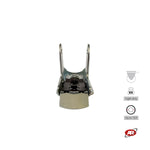 Load image into Gallery viewer, LIGHT duty castors with plate | FIXED | SWIVEL | SWIVEL with BRAKE | Galvanized steel | For industrial wheels up to Ø 125 | Load capacity up to 180 kg
