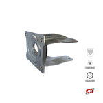 Load image into Gallery viewer, LIGHT duty castors with plate | FIXED | SWIVEL | SWIVEL with BRAKE | Galvanized steel | For industrial wheels up to Ø 125 | Load capacity up to 180 kg
