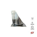 Load image into Gallery viewer, LIGHT duty castors with plate | FIXED | SWIVEL | SWIVEL with BRAKE | Galvanized steel | For industrial wheels up to Ø 125 | Load capacity up to 180 kg
