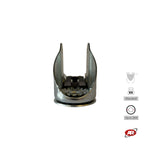 Load image into Gallery viewer, STANDARD/MEDIUM supports | Industrial type swivel with BRAKE | 2.5/3 mm thick galvanized steel | Load capacity up to 350 kg | For wheels up to Ø 200 swivel support with brake
