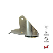 Supporti STANDARD/MEDIO | Rotante con FRENO di tipo industriale | Acciaio zincato | Portata fino a 350 Kg | Per ruota Ø fino 200 supporto rotante con freno