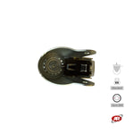 Load image into Gallery viewer, STANDARD/MEDIUM supports | Industrial type swivel with BRAKE | 2.5/3 mm thick galvanized steel | Load capacity up to 350 kg | For wheels up to Ø 200 swivel support with brake
