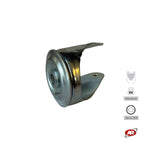 Load image into Gallery viewer, STANDARD/MEDIUM supports | Industrial type swivel | 2.5/3 mm thick galvanized steel | Load capacity up to 350 kg | For wheels up to Ø 200 swivel support
