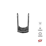 Load image into Gallery viewer, STAINLESS STEEL plate supports | ROTATING and swivel with BRAKE | Industrial applications | Load capacity up to 350 kg | For wheels up to Ø 200
