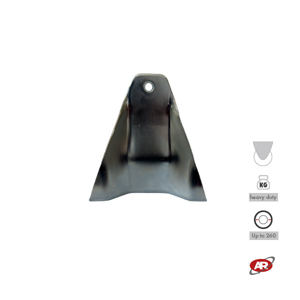 Roulettes robustes à plaque | Fixes | Pivotantes | Pivotantes avec frein | Type industriel | Acier galvanisé | Pour roues Ø 260 (3,00-4) | Charge admissible jusqu'à 500 kg