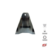 HEAVY DUTY plate castors | FIXED | SWIVEL | SWIVEL with BRAKE | Industrial type | Galvanized steel | For wheel Ø 260 (3.00-4) | Load capacity up to 500 kg