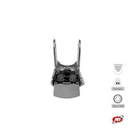 Load image into Gallery viewer, Stainless steel plate supports | FIXED | SWIVEL | SWIVEL with BRAKE | Industrial applications | Load capacity up to 350 kg | For wheels up to Ø 200
