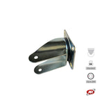 Load image into Gallery viewer, STANDARD/MEDIUM supports | Industrial-type SWIVEL plate | 2.5/3 mm thick galvanized steel | Load capacity up to 350 kg | For wheels up to Ø 200 mm, swivel support
