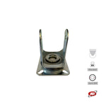 Load image into Gallery viewer, STANDARD/MEDIUM supports | Industrial-type SWIVEL plate | 2.5/3 mm thick galvanized steel | Load capacity up to 350 kg | For wheels up to Ø 200 mm, swivel support
