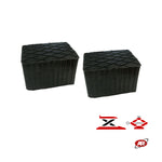 Load image into Gallery viewer, Set of 2 pcs | Marketplace | Amazon and eBay | SERIES B | Universal Rubber Support Pads for Scissor Lifts
