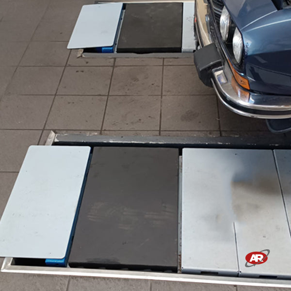 Plaques de remplissage en caoutchouc | POUR ASCENSEURS | Pour les véhicules | GARAGE | ATELIER | FIL650X375X50
