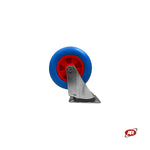 Carica l&#39;immagine nel visualizzatore Galleria, Ruota imperforabili 200x50 | Blu o nera | FOAM | SUPPORTO standard GIREVOLE | Carrelli carretti rimorchio | Per trasporto | PORTATA 80 Kg | Antiforatura FFP1409-60.2G/FFP1409-60AZ.2G
