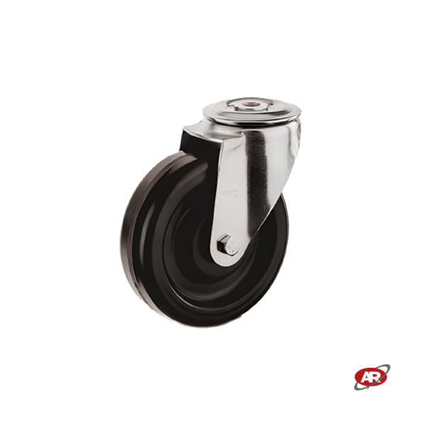 Roues avec structure en polyamide MONOLITHIC | NOIR | SUPPORT | ROTATIVE