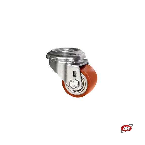 Roues avec revêtement en polyuréthane et corps en fer | SOUTIEN | TOURNANT