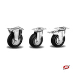 Load image into Gallery viewer, Wheels with a hub made of galvanized sheet metal with SUPPORT | PLATE

