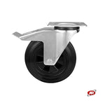 Charger l&#39;image dans la visionneuse de galerie, Roues avec noyau en polypropylène | ANNEAU EN CAOUTCHOUC RECYCLÉ | Diamètre 200 mm | Cage à rouleaux

