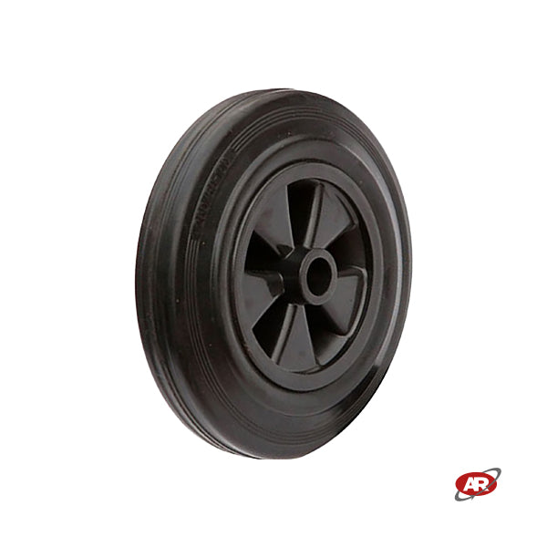 Roues à noyau en polypropylène | NOIR | Diamètre 80 à 250 mm | Trou pour douille